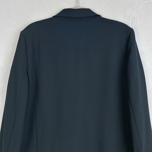 Anthropologie Maeve size 10 double breasted blazer navy lined oversized - Picture 6 of 13